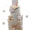 Diaper cake καφέ αρκουδάκι