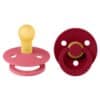 BIBS ΠΙΠΙΛΕΣ COLOUR 2 PACK No 1 - CORAL/RUBY