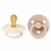 BIBS ΠΙΠΙΛΕΣ COLOUR SYMMETRIC 2 PACK No 1- IVORY/BLUSH