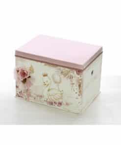 Alternative view of Σετ βάπτισης Κύκνος για κορίτσι