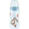 Nuk Πλαστικό Μπιμπερό First Choice Plus Temperature Control Winnie Κατά των Κολικών με Θηλή Σιλικόνης για 0-6 μηνών Μπλε Τίγρης 300ml