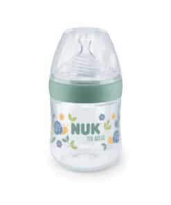 NUK For Nature Μπιμπερό PP 150ml Με Δείκτη Ελέγχου Θερμοκρασίας Πράσινο