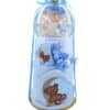Diaper cake αρκουδάκι με κρεμαστό διακοσμητικό