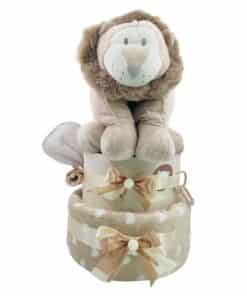 Diaper cake λιονταράκι μπεζ